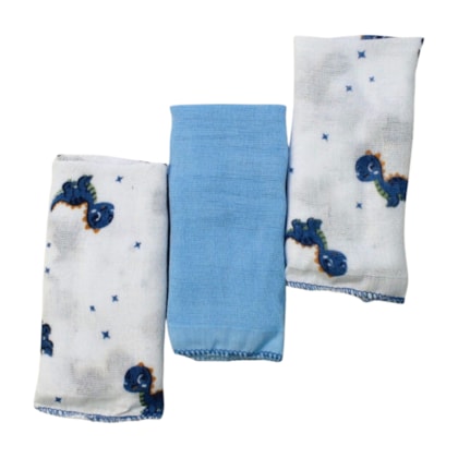 Kit Pano de Boca 3 Peças Sortido 58008 - Bercinho