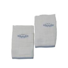 Kit Toalha de Boca Soft 2 Peças Bordada 531160 Loupiot Nature