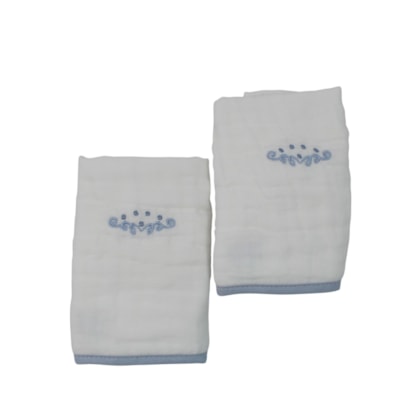 Kit Toalha de Boca Soft 2 Peças Bordada 531160 Loupiot Nature