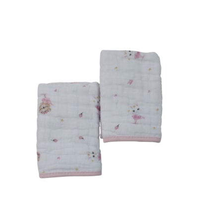 Kit Toalha de Boca Sortidas 2 Peças 530505 - Muito Mimo - Minasrey