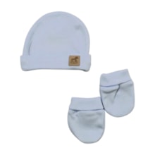 Kit Touca e Luva Suedine 2 Peças Liso 0901039 - Estilinho