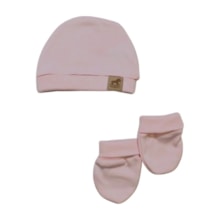 Kit Touca e Luva Suedine 2 Peças Liso 0901039 - Estilinho