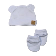 Kit Touca e Luva Suedine Liso 2 Peças 0901041 - Estilinho