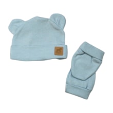Kit Touca e Luva Suedine Liso 2 Peças 0901041 - Estilinho