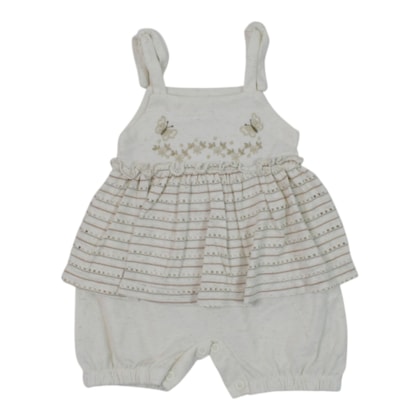 Macacão Banho de Sol Feminino com Bordado Borboletas 630 - Curioso
