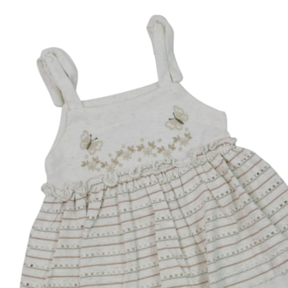 Macacão Banho de Sol Feminino com Bordado Borboletas 630 - Curioso