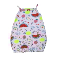 Macacão Banho de Sol Feminino Estampado Frutas 0201381 - Estilinho