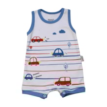 Macacão Banho de Sol Masculino Carrinhos 3650 - Yuk´s  