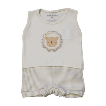 Macacão Banho de Sol Masculino Urso 0201413 - Estilinho  