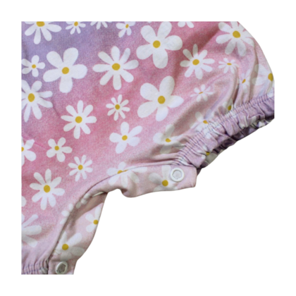 Macacão Curto Feminino Estampado Flores 8883 - Livy