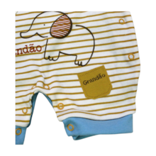 Macacão Curto Masculino Coelho 578 - Nilly Baby 