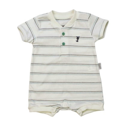 Macacão Curto Masculino com Listras 3654 - Yuk´s 