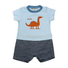 Macacão Curto Masculino Dino 00340 - Bambino e Bambina 