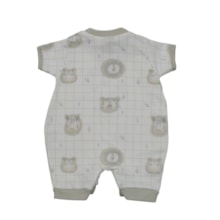 Macacão Curto Masculino Estampado Leão 1428 - Nilly Baby