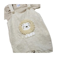 Macacão Curto Masculino Leão com Body 2 Peças 519 - Curioso  