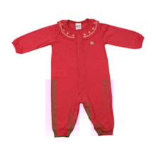 Macacão Feminino Malha Longo Babado Gola - 101177 - Sonho Mágico