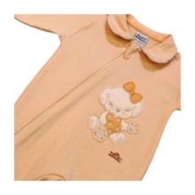 Macacão Feminino Suedine Longo Bordado Cachorra - 132135 - Sonho Mágico