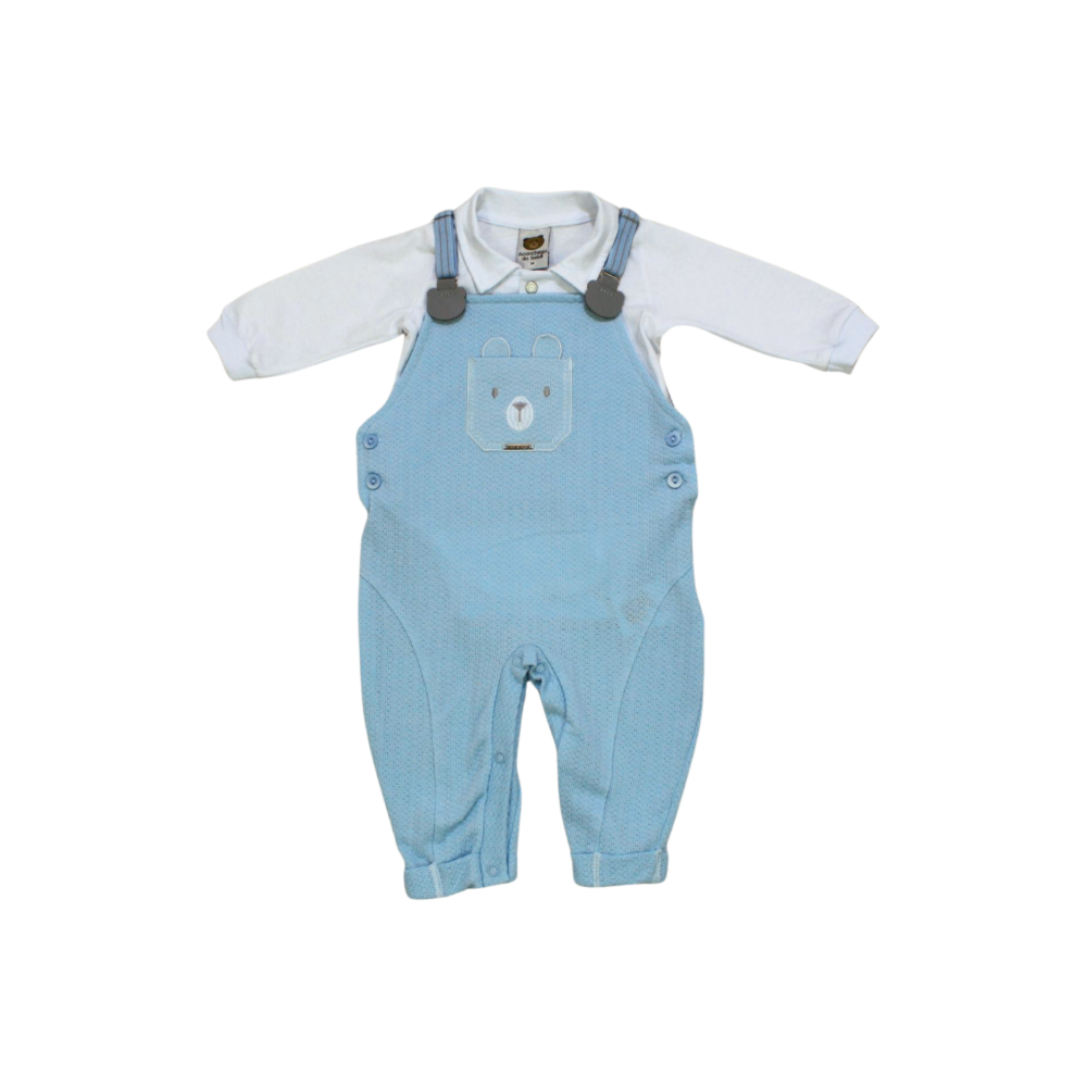 Macacão Jardineira Masculino em Malha com Colan Peças 112583