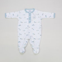 Macacão Longo Masculino Suedine Estampado Dino  912182A - Piu Piu