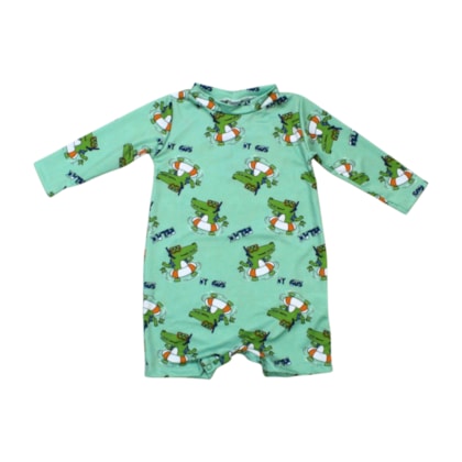 Macacão Longo  Masculino Térmico Estampado Jacaré 8207 - By Gus 