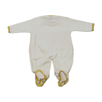 Macacão Longo Suedine Bichos 1243 - Nilly Baby