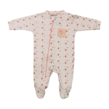 Macacão Longo Suedine Estampado Flor 0201479 - Estilinho