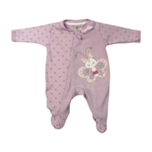 Macacão Longo Suedine Feminino Abelha 1248 - Nilly Baby