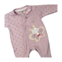 Macacão Longo Suedine Feminino Abelha 1248 - Nilly Baby
