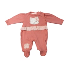 Macacão Longo Suedine Feminino Gatinha 1253 - Nilly Baby