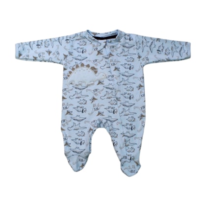 Macacão Longo Suedine Masculino Dino 1236 - Nilly Baby  
