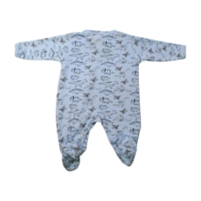 Macacão Longo Suedine Masculino Dino 1236 - Nilly Baby  