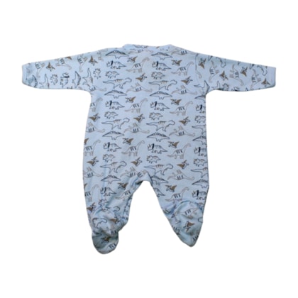 Macacão Longo Suedine Masculino Dino 1236 - Nilly Baby  