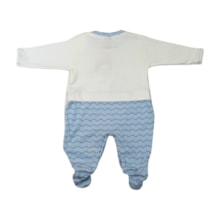 Macacão Longo Suedine Masculino Raposa 1267 - Nilly Baby