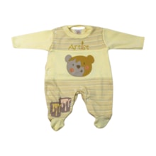 Macacão Longo Suedine Urso 1268 - Nilly Baby