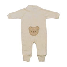 Macacão Longo Suedine Urso Bordado 0201483 - Estilinho