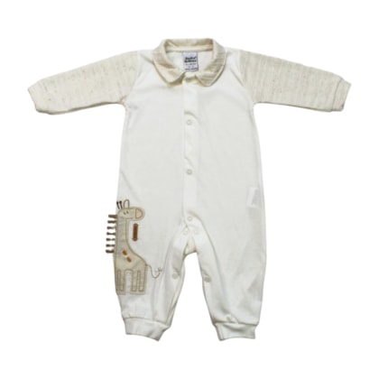 Macacão Malha Longo Girafa 101258 - Sonho Mágico