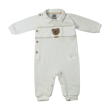 Macacão Malha Longo Trabalhado Urso 132183 - Sonho Mágico