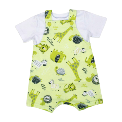 Macacão Masculino Estampado com Camiseta 2 Peças 201137 - Elian