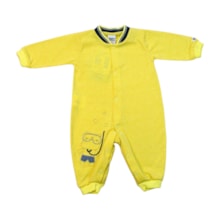 Macacão Masculino Malha Longo Bordado Hipopótamo - 101167 - Sonho Mágico