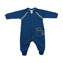 Macacão Masculino Suedine Longo Bordado Jacaré - 132125 - Sonho Mágico