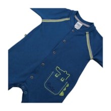 Macacão Masculino Suedine Longo Bordado Jacaré - 132125 - Sonho Mágico