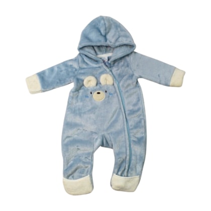 Macacão Pelúcia Carinha Masculino  34109 - Iaze