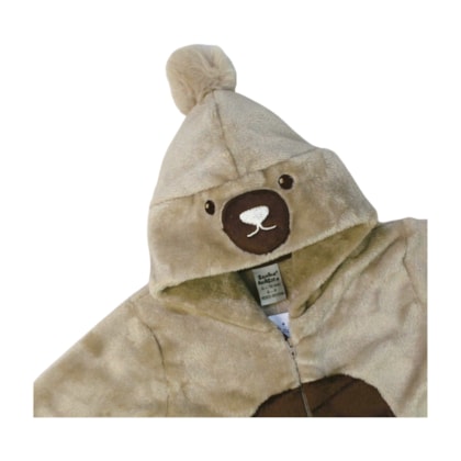 Macacão Pelúcia com Capuz Carinha 132172 - Sonho Mágico