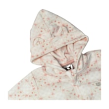 Macacão Plush Feminino com Capuz Estampado 56600015 - Aconchego do Bebê