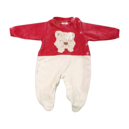 Macacão Plush Feminino Tigresa 5001 - Korte Rekorte