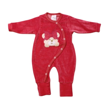 Macacão Plush Feminino Ursa 5004 - Korte Rekorte