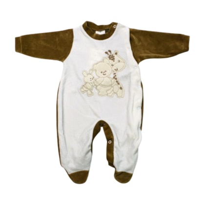 Macacão Plush Masculino Bichos  5020 - Korte Rekorte