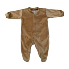 Macacão Plush Masculino Cachorro Bordado 101266 - Sonho Mágico