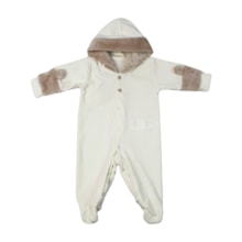 Macacão Plush Urso com Capuz 132163 - Sonho Mágico