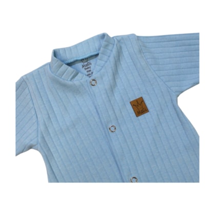 Macacão Suedine Longo Canelado 20 - Magi 